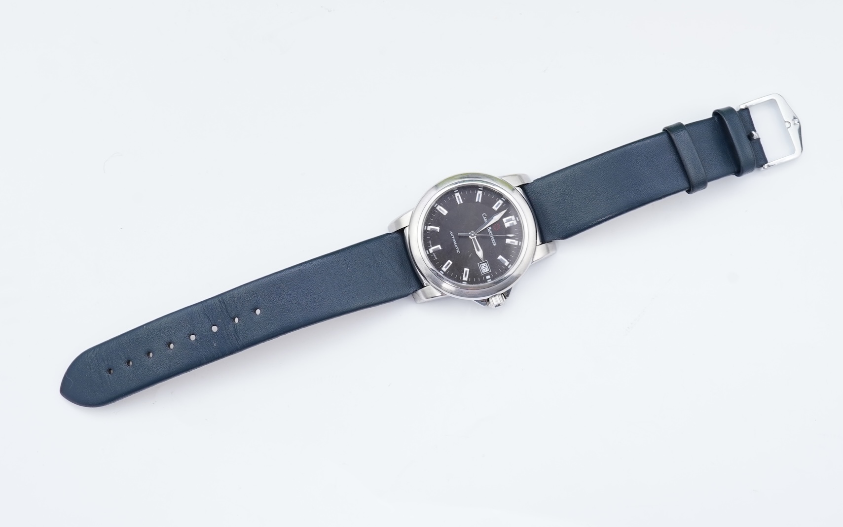 A gentleman's recent stainless steel Carl F. Bucherer Patravi Automatic wrist watch